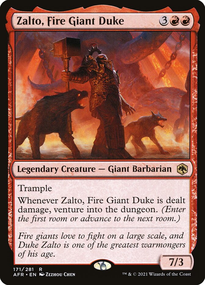 Zalto, Fire Giant Duke – Adventures in the Forgotten Realms [AFR] – English – #171
