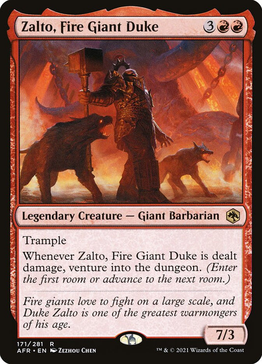 Zalto, Fire Giant Duke – Adventures in the Forgotten Realms [AFR] – English – #171