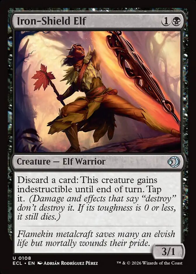 Iron-Shield Elf – Lorwyn Eclipsed [ECL] – English – #108