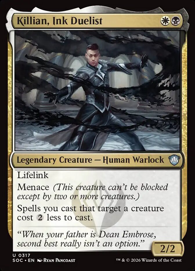 Killian, Ink Duelist – Secrets of Strixhaven Commander [SOC] – English – #317