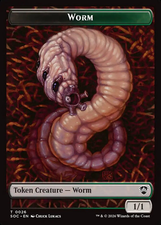 Worm – Secrets of Strixhaven Commander Tokens [TSOC] – English – #26