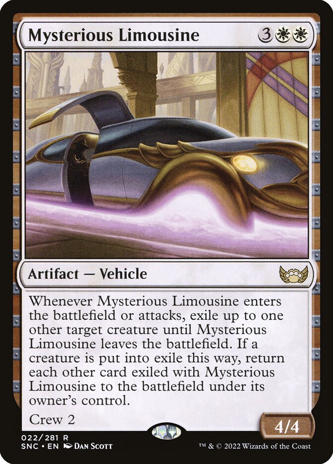 Mysterious Limousine – Streets of New Capenna [SNC] – English – #22