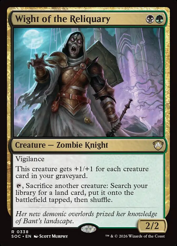 Wight of the Reliquary – Secrets of Strixhaven Commander [SOC] – English – #338