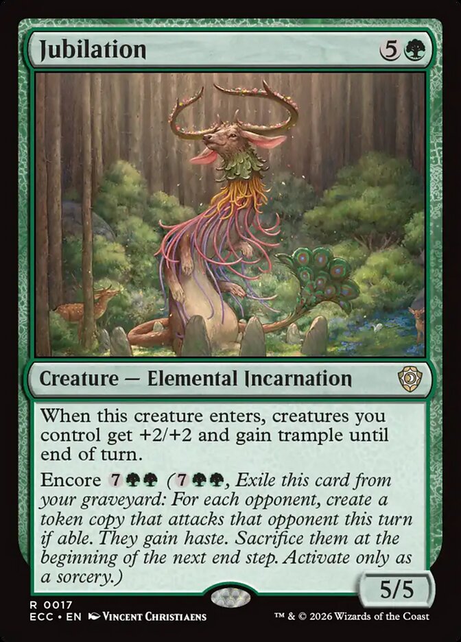Jubilation – Lorwyn Eclipsed Commander [ECC] – English – #17