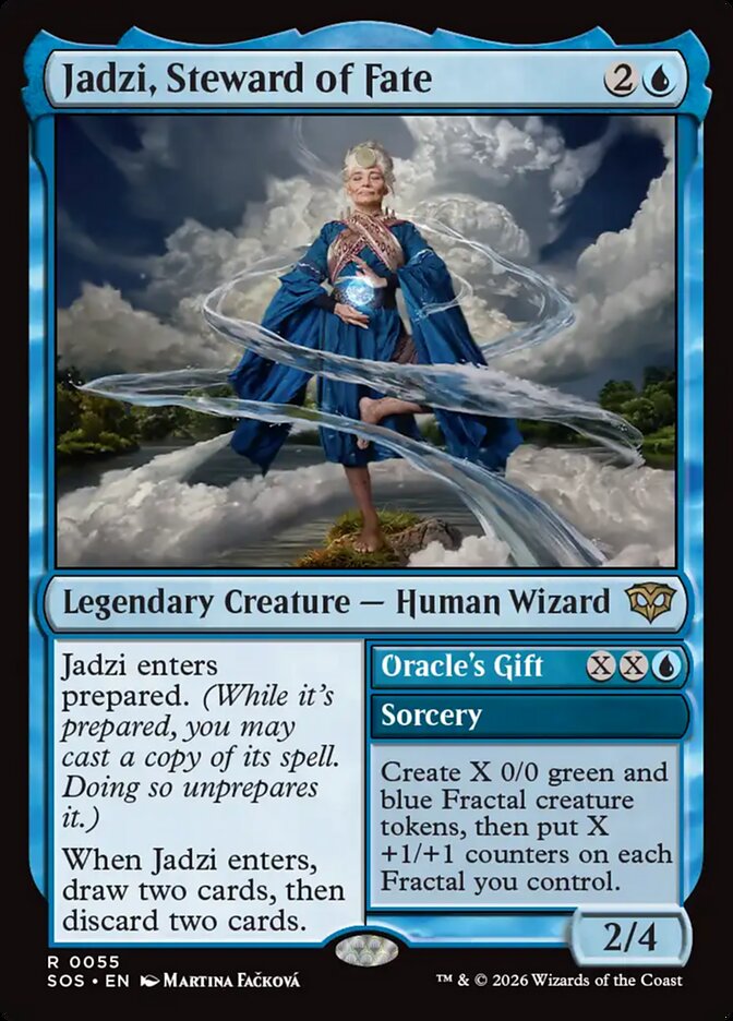 Jadzi, Steward of Fate // Oracle's Gift – Secrets of Strixhaven [SOS] – English – #55