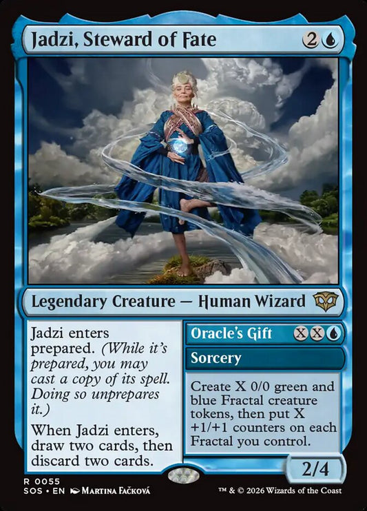 Jadzi, Steward of Fate // Oracle's Gift – Secrets of Strixhaven [SOS] – English – #55