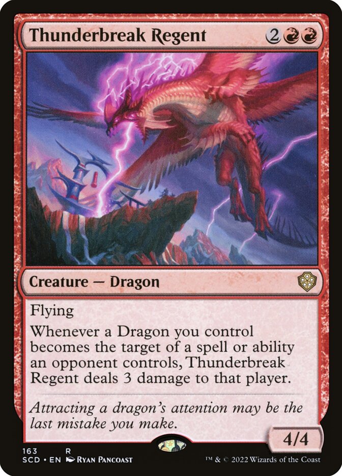 Thunderbreak Regent – Starter Commander Decks [SCD] – English – #163