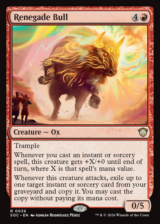 Renegade Bull – Secrets of Strixhaven Commander [SOC] – English – #36