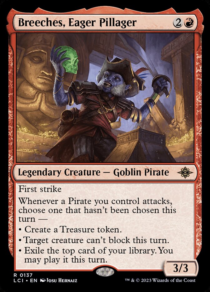 Breeches, Eager Pillager – The Lost Caverns of Ixalan [LCI] – English – #137
