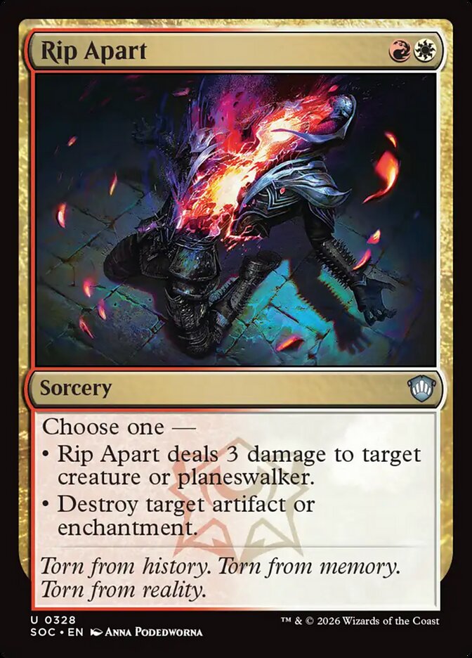 Rip Apart – Secrets of Strixhaven Commander [SOC] – English – #328