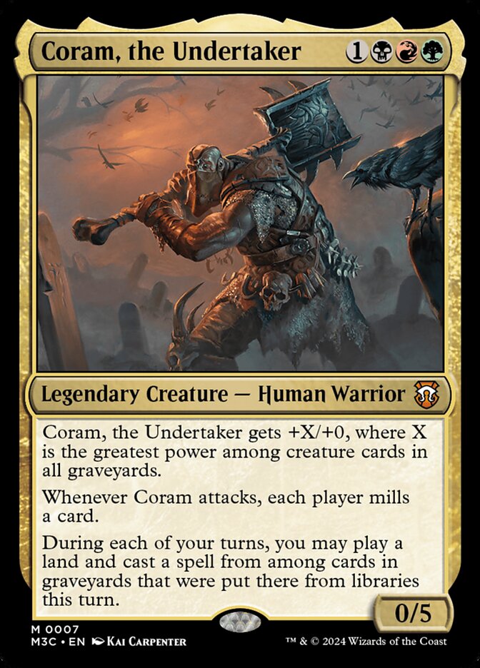 Coram, the Undertaker – Modern Horizons 3 Commander [M3C] – English – #7