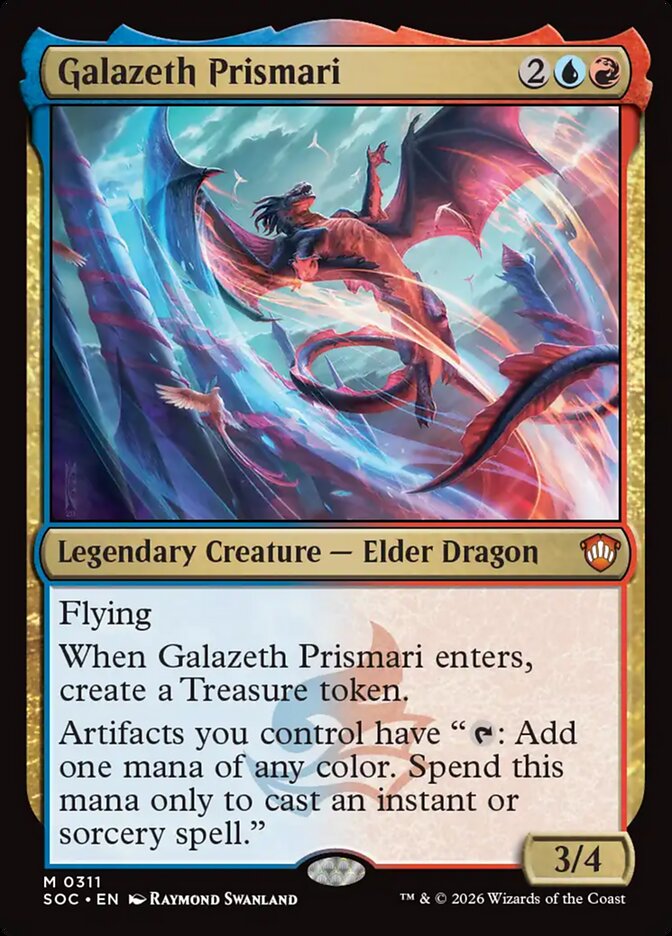 Galazeth Prismari – Secrets of Strixhaven Commander [SOC] – English – #311