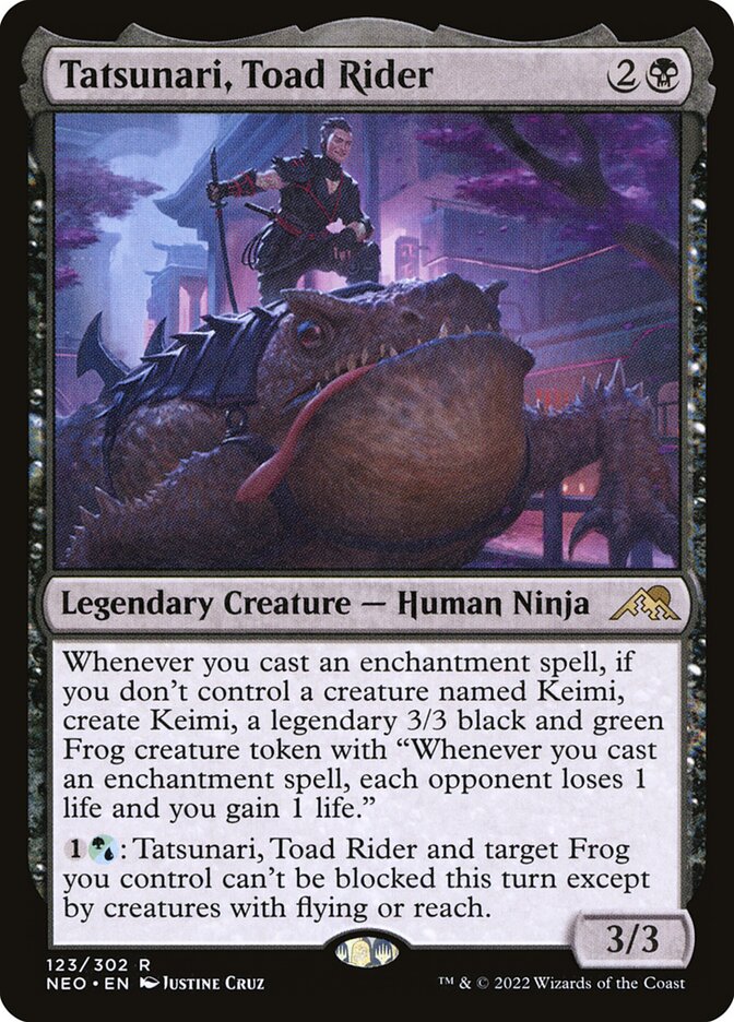 Tatsunari, Toad Rider – Kamigawa: Neon Dynasty [NEO] – English – #123