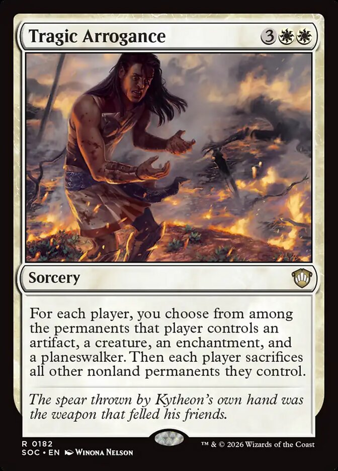 Tragic Arrogance – Secrets of Strixhaven Commander [SOC] – English – #182