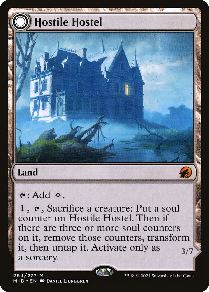 Hostile Hostel // Creeping Inn – Innistrad: Midnight Hunt [MID] – English – #264