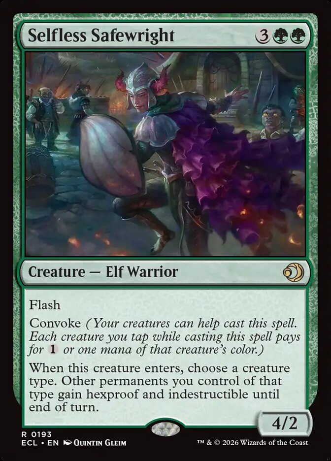 Selfless Safewright – Lorwyn Eclipsed [ECL] – English – #193