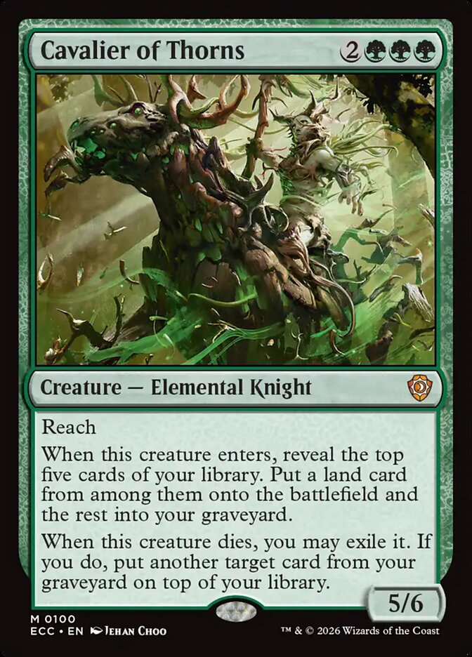 Cavalier of Thorns – Lorwyn Eclipsed Commander [ECC] – English – #100
