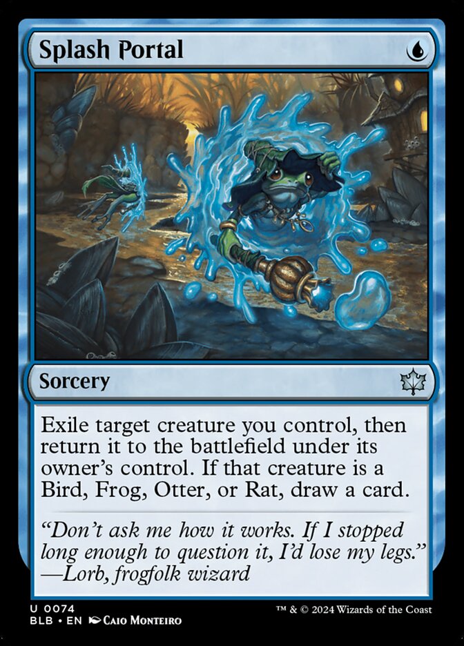 Splash Portal – Bloomburrow [BLB] – English – #74