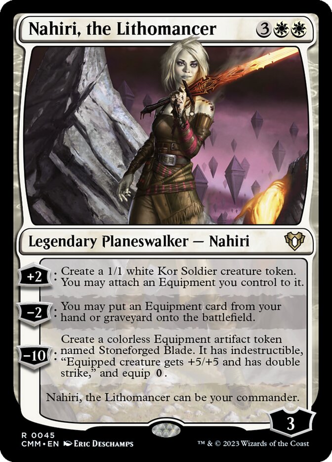 Nahiri, the Lithomancer – Commander Masters [CMM] – English – #45