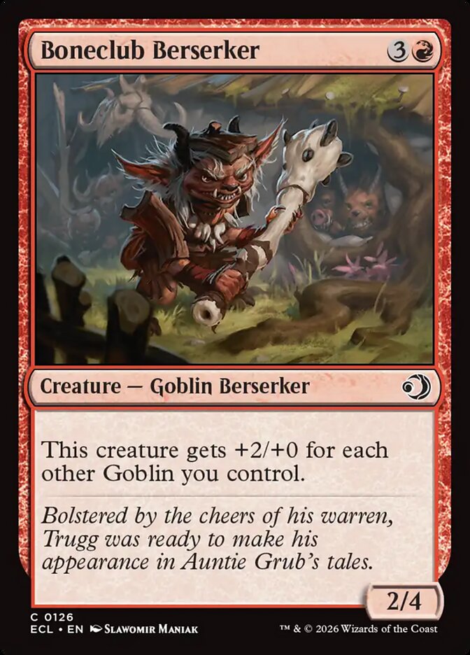 Boneclub Berserker – Lorwyn Eclipsed [ECL] – English – #126