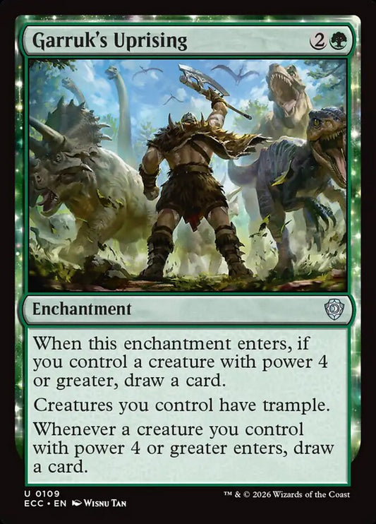Garruk's Uprising – Lorwyn Eclipsed Commander [ECC] – English – #109