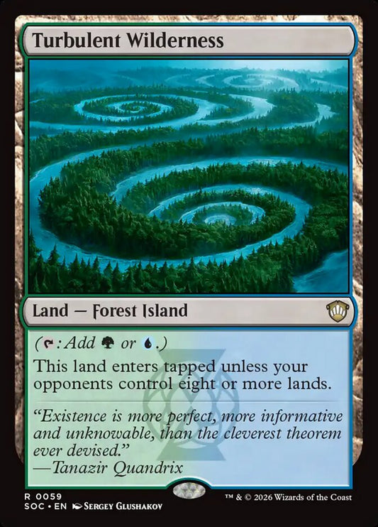 Turbulent Wilderness – Secrets of Strixhaven Commander [SOC] – English – #59