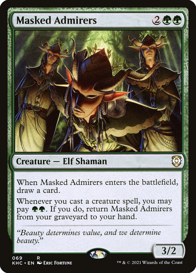 Masked Admirers – Kaldheim Commander [KHC] – English – #69