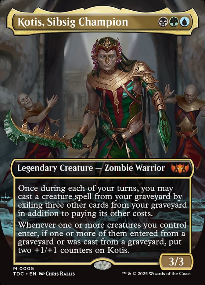 Kotis, Sibsig Champion – Tarkir: Dragonstorm Commander [TDC] – English – #5