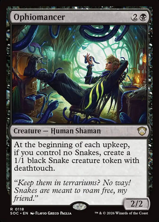 Ophiomancer – Secrets of Strixhaven Commander [SOC] – English – #118