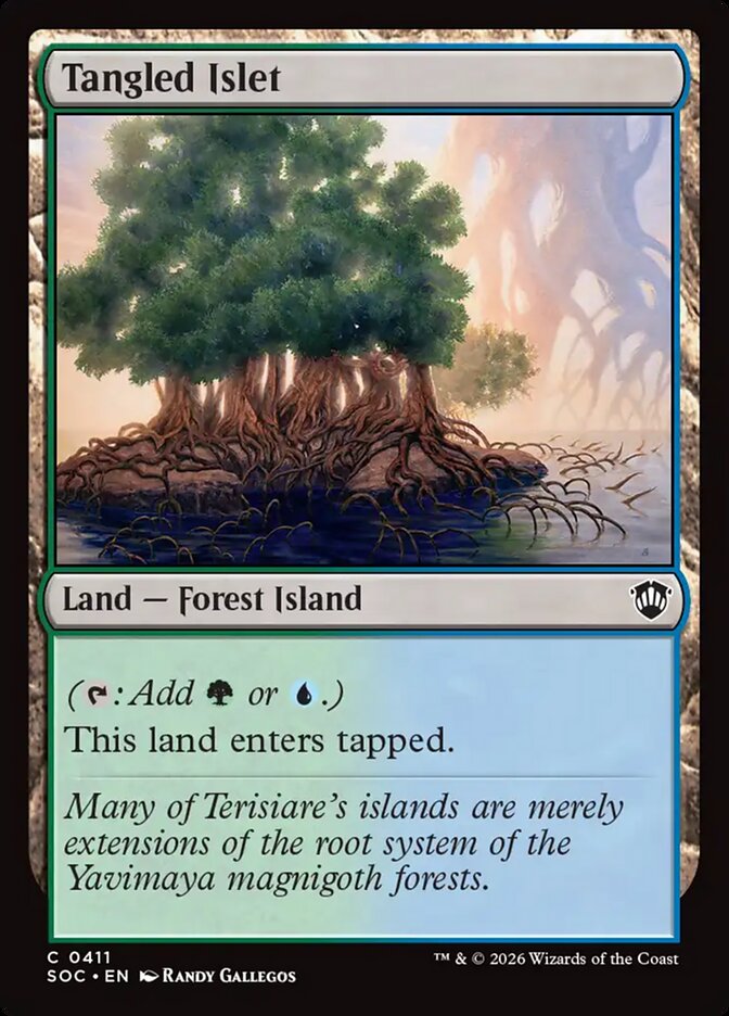 Tangled Islet – Secrets of Strixhaven Commander [SOC] – English – #411