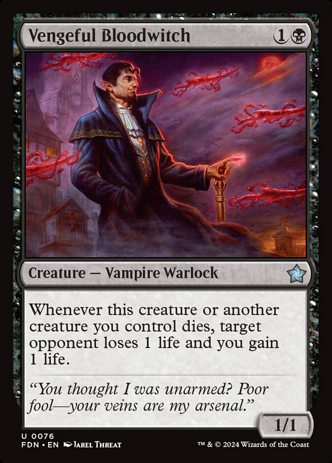 Vengeful Bloodwitch – Foundations [FDN] – English – #76