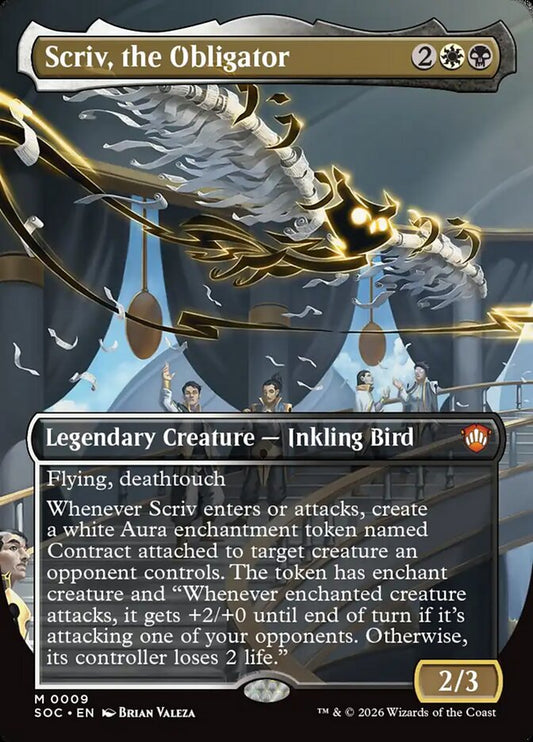 Scriv, the Obligator – Secrets of Strixhaven Commander [SOC] – English – #9