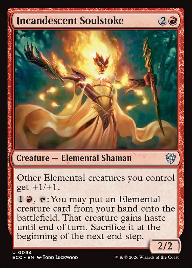 Incandescent Soulstoke – Lorwyn Eclipsed Commander [ECC] – English – #94