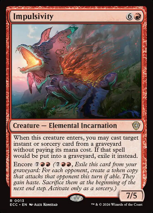 Impulsivity – Lorwyn Eclipsed Commander [ECC] – English – #13
