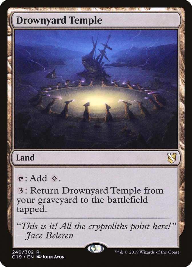 Drownyard Temple – Commander 2019 [C19] – English – #240