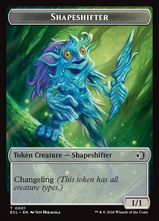 Shapeshifter – Lorwyn Eclipsed Tokens [TECL] – English – #1