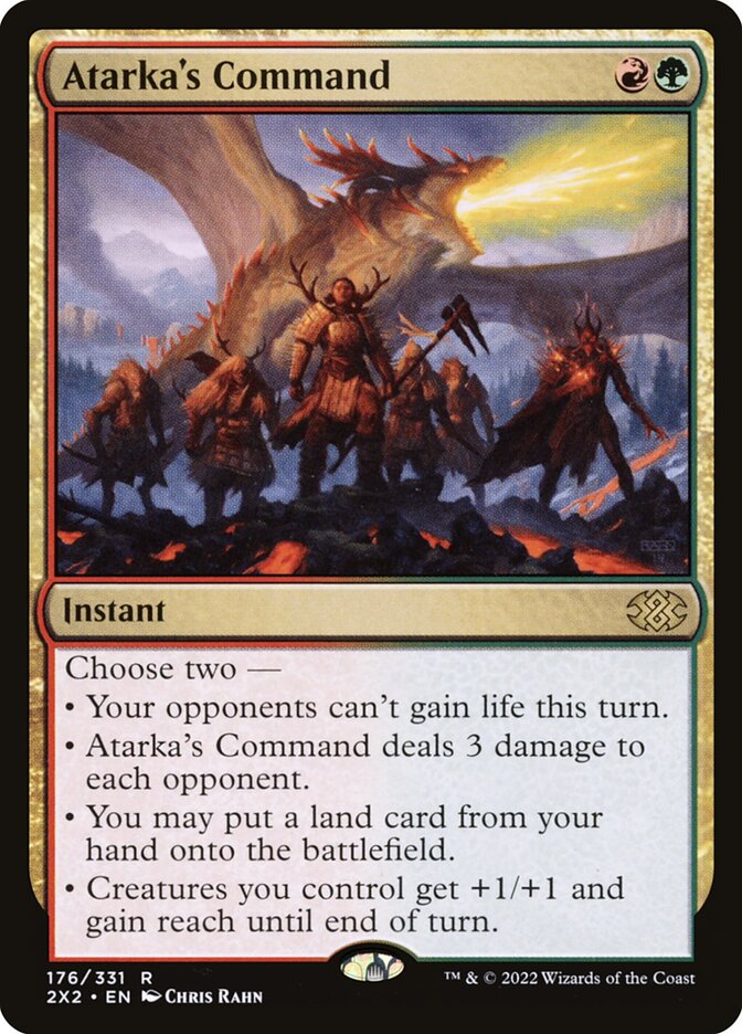 Atarka's Command – Double Masters 2022 [2X2] – English – #176