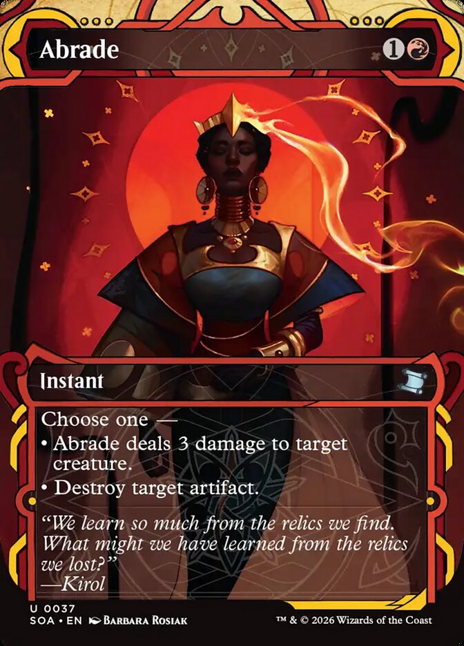 Abrade – Secrets of Strixhaven Mystical Archive [SOA] – English – #37