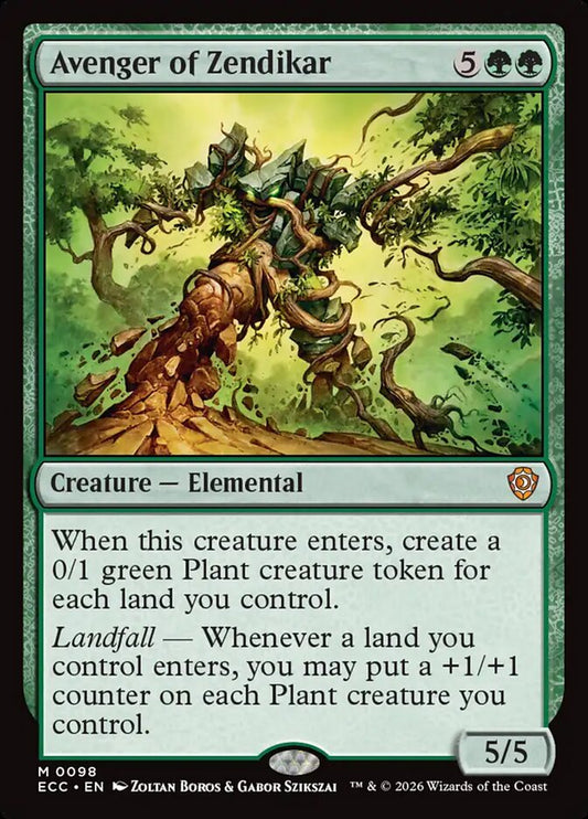 Avenger of Zendikar – Lorwyn Eclipsed Commander [ECC] – English – #98