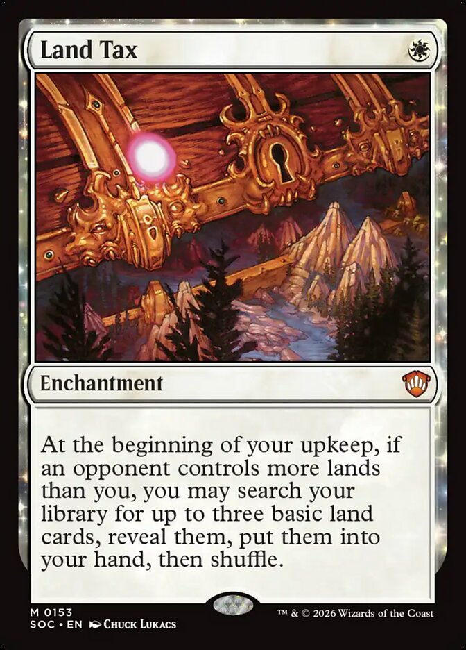 Land Tax – Secrets of Strixhaven Commander [SOC] – English – #153