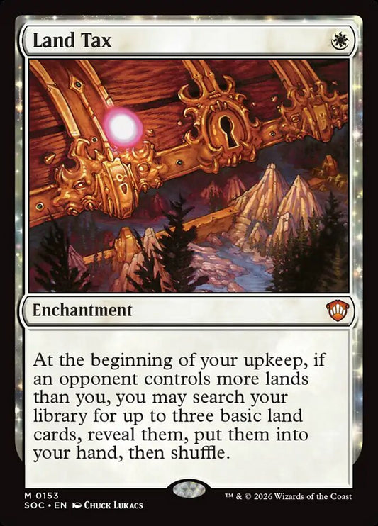 Land Tax – Secrets of Strixhaven Commander [SOC] – English – #153