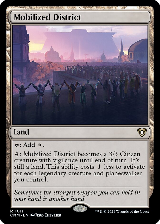 Mobilized District – Commander Masters [CMM] – English – #1011