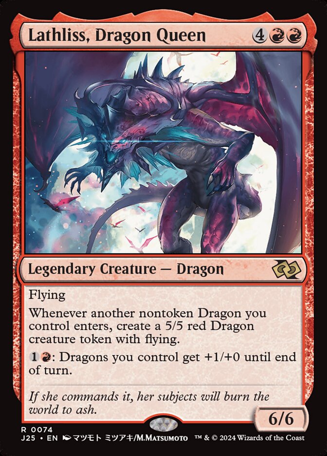 Lathliss, Dragon Queen – Foundations Jumpstart [J25] – English – #74