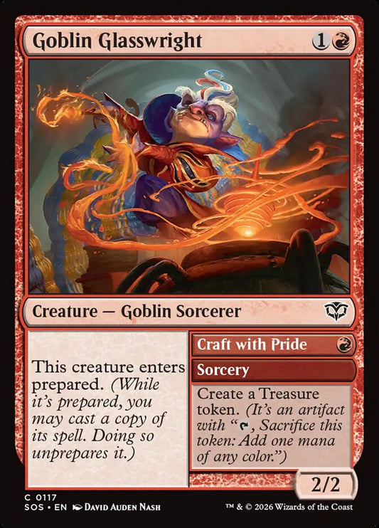 Goblin Glasswright // Craft with Pride – Secrets of Strixhaven [SOS] – English – #117
