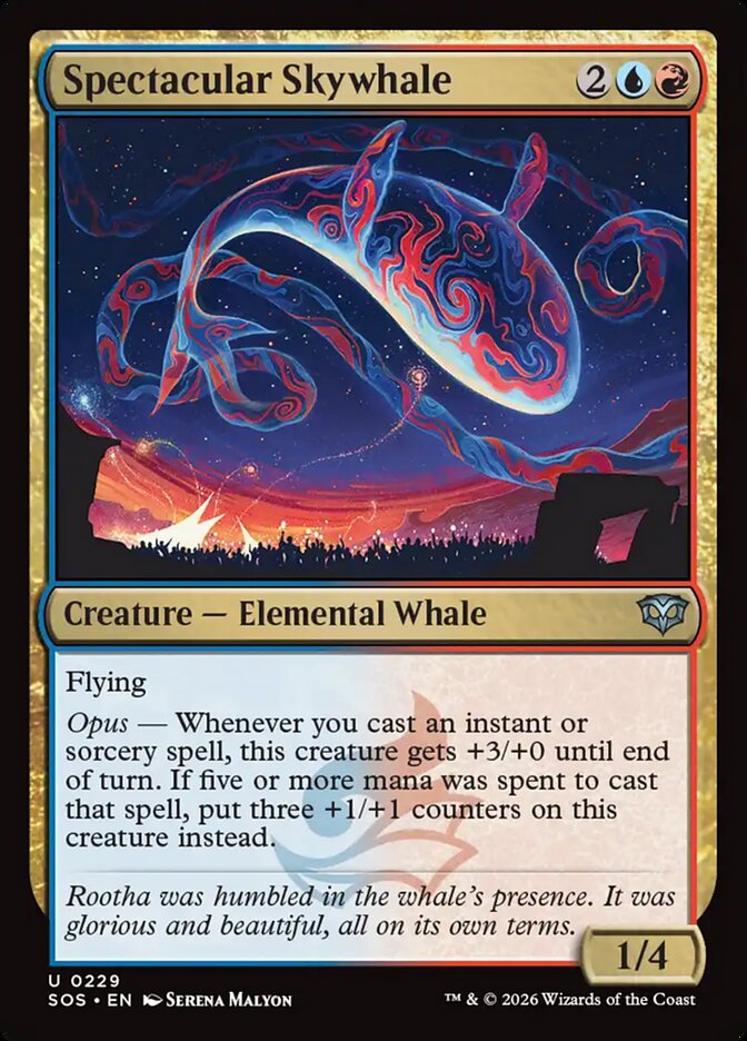 Spectacular Skywhale – Secrets of Strixhaven [SOS] – English – #229