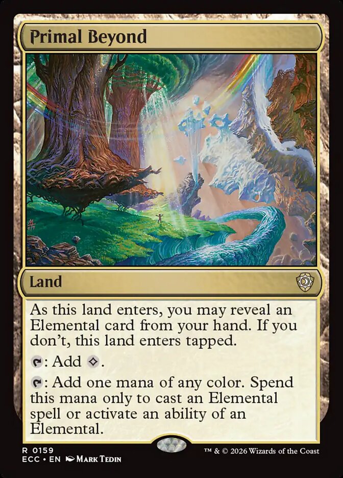 Primal Beyond – Lorwyn Eclipsed Commander [ECC] – English – #159
