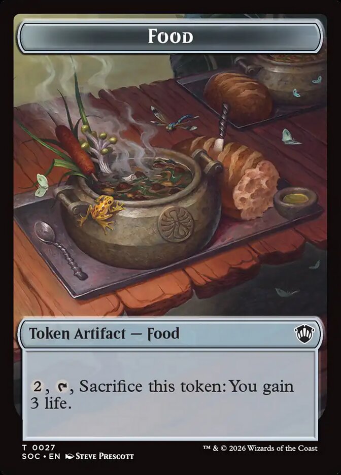 Food – Secrets of Strixhaven Commander Tokens [TSOC] – English – #27