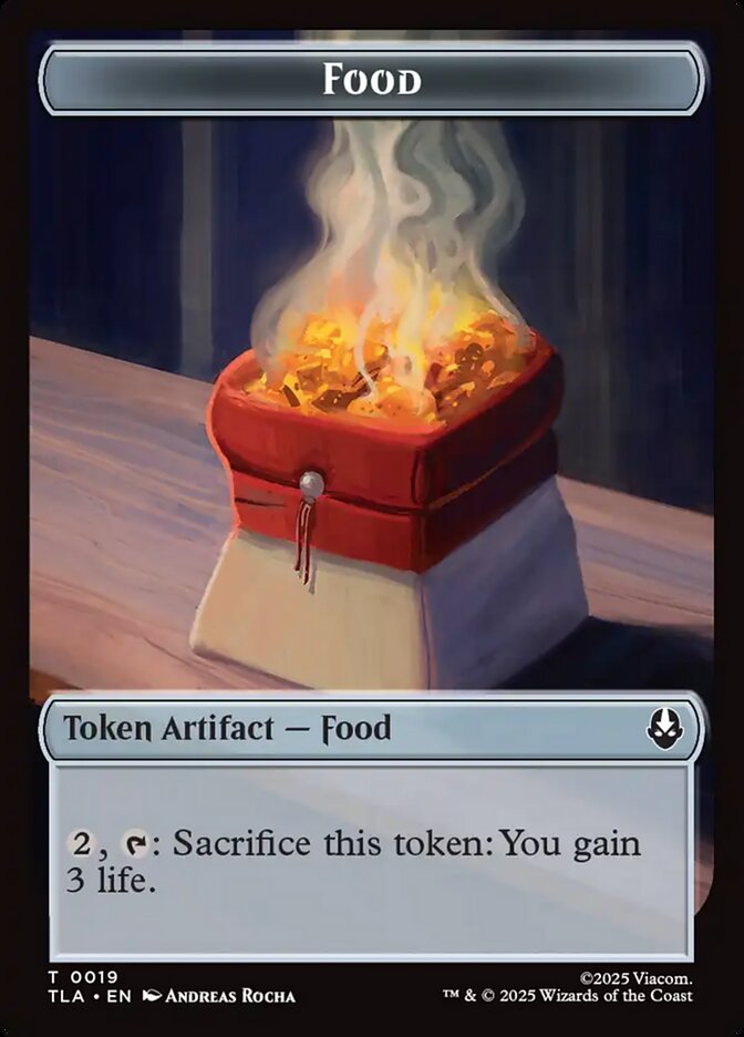 Food – Avatar: The Last Airbender Tokens [TTLA] – D – #19