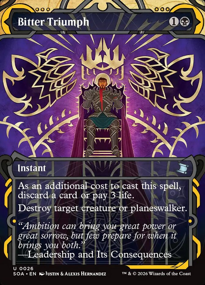 Bitter Triumph – Secrets of Strixhaven Mystical Archive [SOA] – English – #26