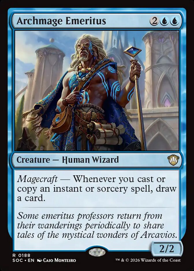 Archmage Emeritus – Secrets of Strixhaven Commander [SOC] – English – #188